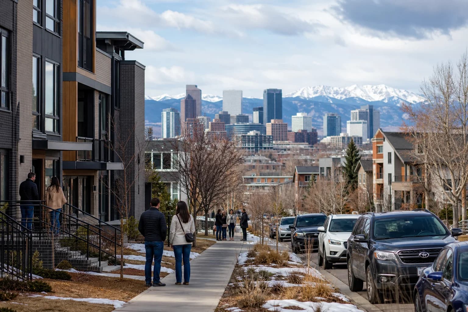 Denver homes and multifamily buildings in late winter as buyers return to a more balanced market.