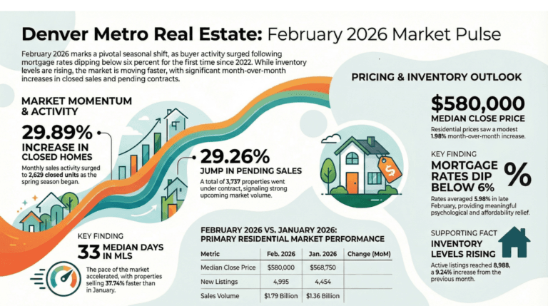Denver Metro Housing Update February 2026 featured image of a modern home.